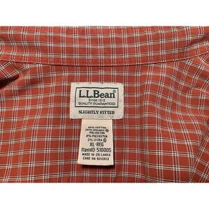 L.L.Bean Coolmax Button Down Lumberjack Check Shirt XL-Reg Slightly Fitted